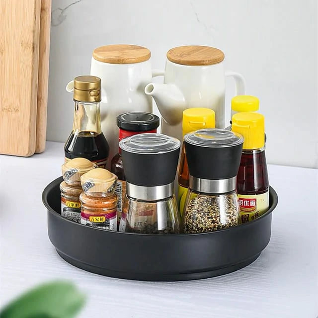 360° Rotatable Storage Plate for Kitchen