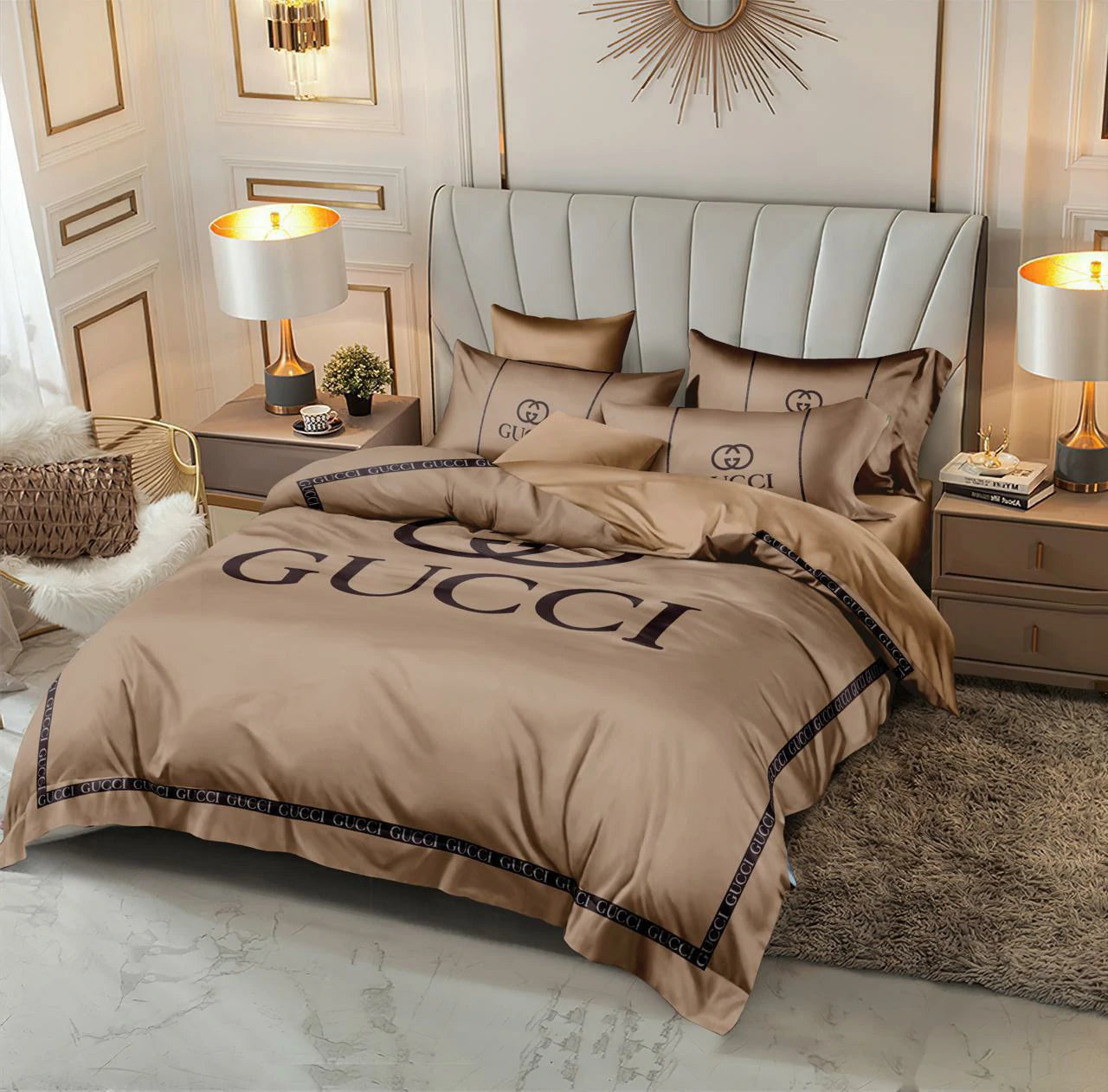 Master Quality 6-Piece King Size Comforter Set – Deep Ocean
