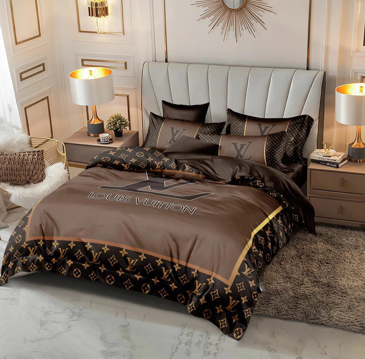 Master Quality 6-Piece King Size Comforter Set – Deep Ocean