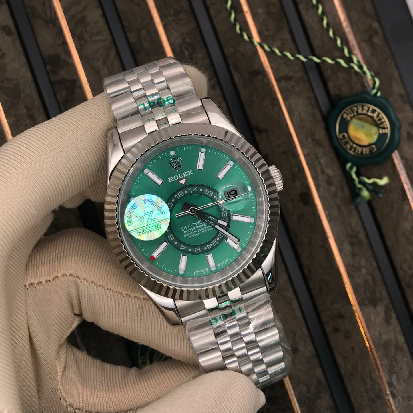 Inspired by Rolex Sky-Dweller – Automatic, Sapphire Glass, Water Resistant
