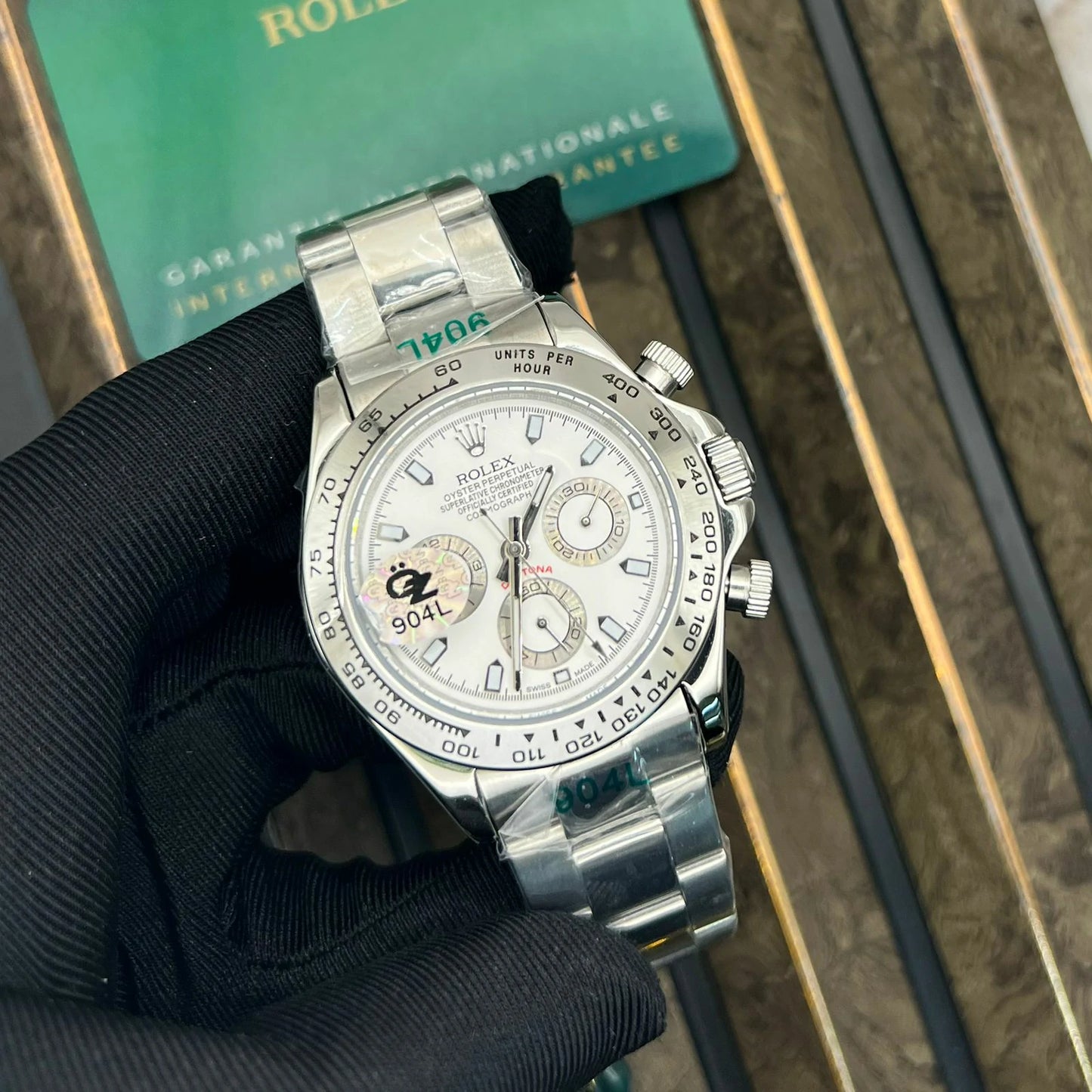 Rolex-Inspired QZ Daytona | Automatic Stainless Steel Watch with Sapphire Glass