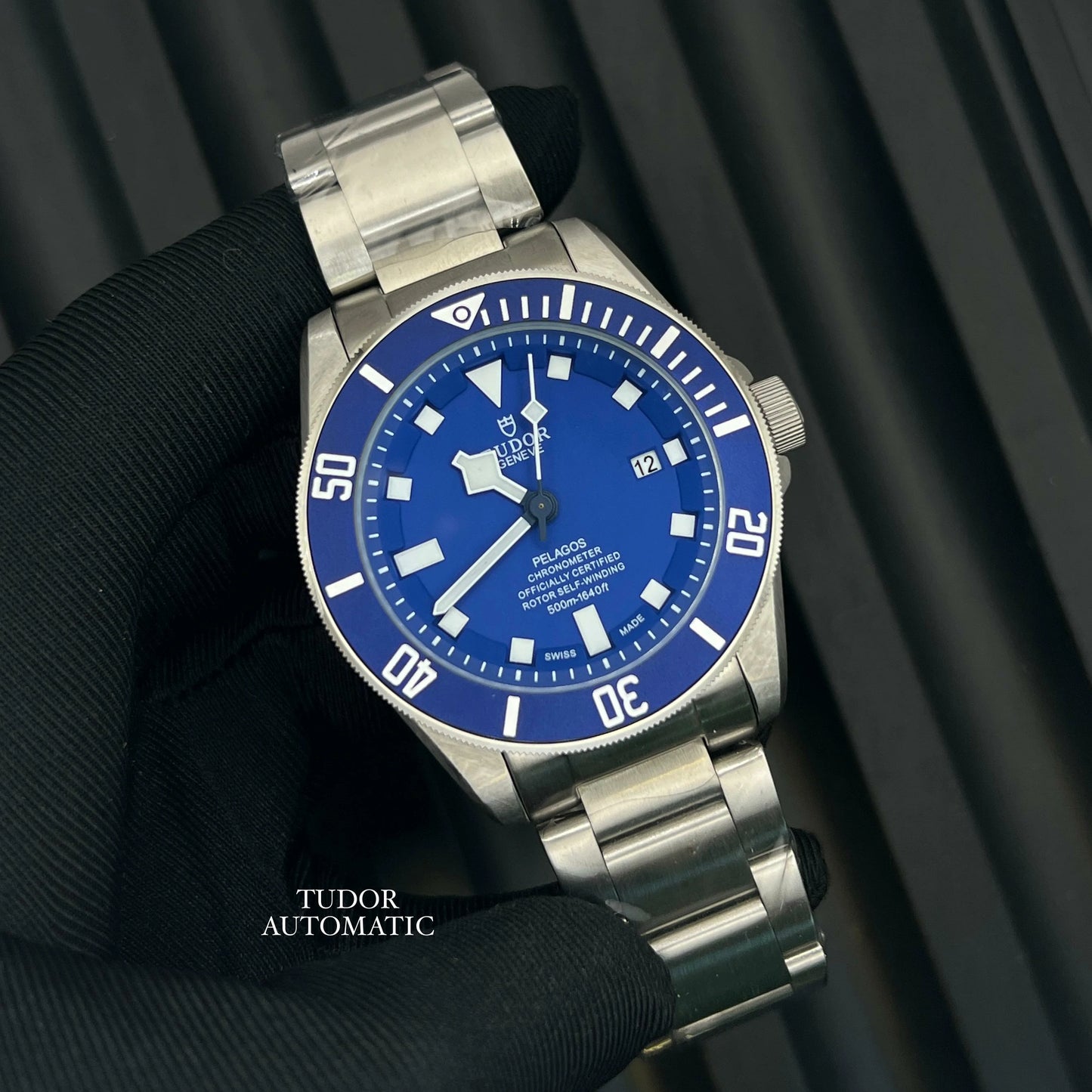 Men's Luxury Automatic Dive Watch – Inspired by Tudor, Stainless Steel Bracelet