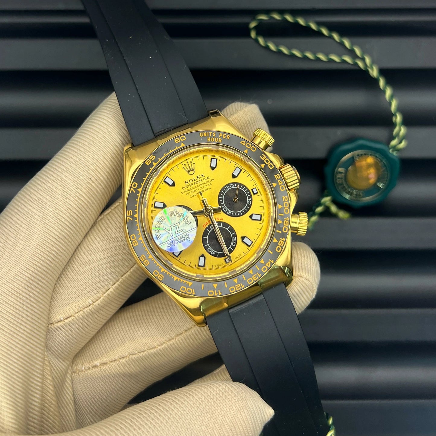Rolex Daytona Master Copy – Luxury Chronograph Watch | Automatic | Silicone Strap