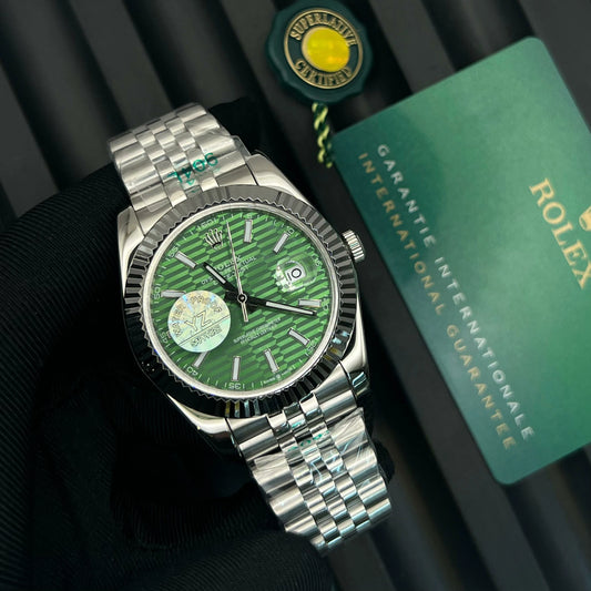 Inspired by Rolex Datejust 41mm – Motif Dial, Automatic, Sapphire Glass, Water Resistant