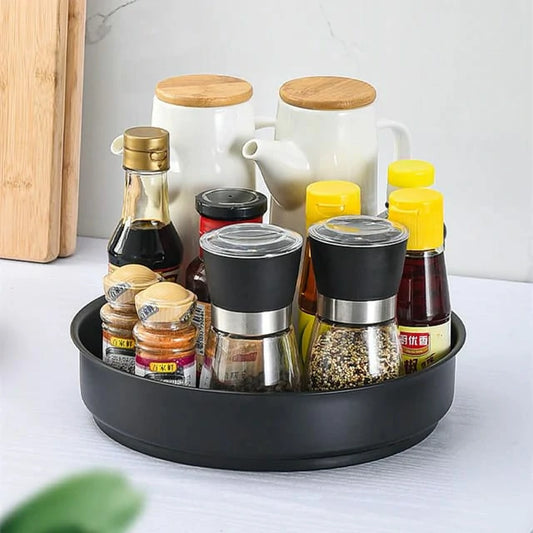 360° Rotatable Storage Plate for Kitchen