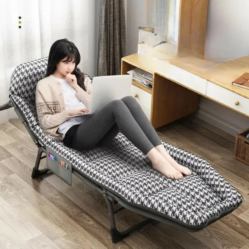 Premium Foldable Recliner Bed Chair – Adjustable & Heavy-Duty Comfort