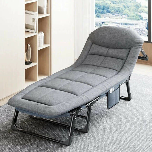 Premium Foldable Recliner Bed Chair – Adjustable & Heavy-Duty Comfort