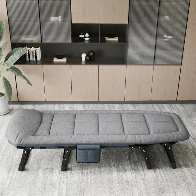 Premium Foldable Recliner Bed Chair – Adjustable & Heavy-Duty Comfort