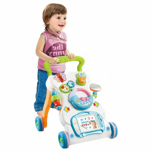 Multifunctional Baby Walker with Activity Board – Colorful Learning Toy