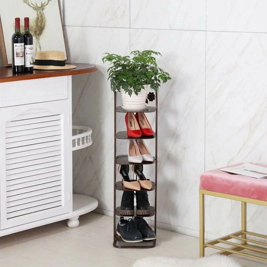6-Tier Shoe Rack – Space-Saving Vertical Storage Stand