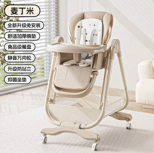 Multi-Functional Baby Feeding Chair | Rocking, Foldable & Height Adjustable
