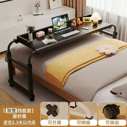 Adjustable Overbed Laptop Table – Rolling & Expandable Workstation for Bed