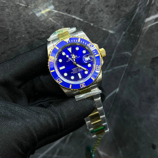 Men’s Luxury Stainless Steel Watch – Inspired by Rolex Submariner, Automatic Movement
