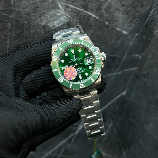 Men’s Luxury Stainless Steel Watch – Inspired by Rolex Submariner, Automatic Movement