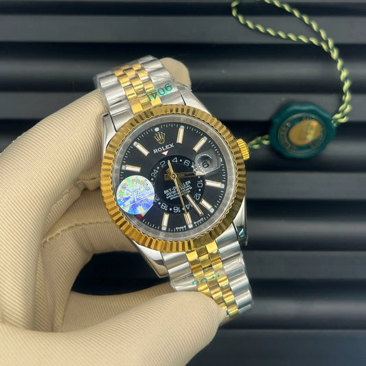 Inspired by Rolex Sky-Dweller – Automatic, Sapphire Glass, Water Resistant