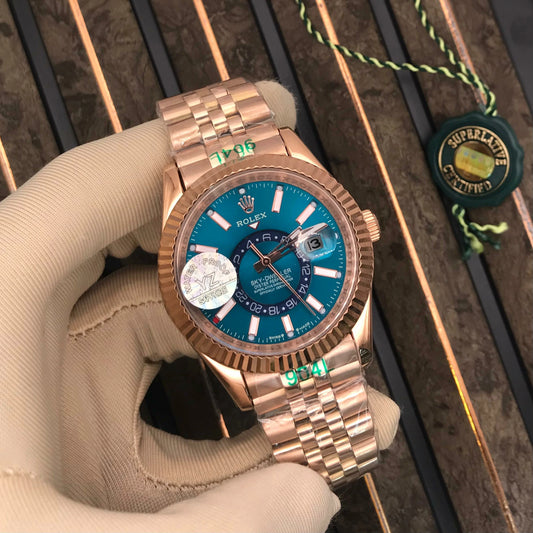 Inspired by Rolex Sky-Dweller – Automatic, Sapphire Glass, Water Resistant