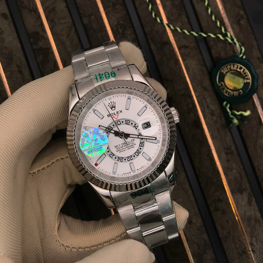 Inspired by Rolex Sky-Dweller – Automatic, Sapphire Glass, Water Resistant