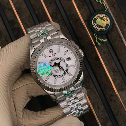 Inspired by Rolex Sky-Dweller – Automatic, Sapphire Glass, Water Resistant