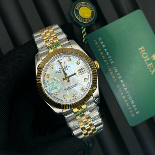 Inspired by Rolex Datejust 41mm – Mother of Pearl Dial, Automatic, Sapphire Glass