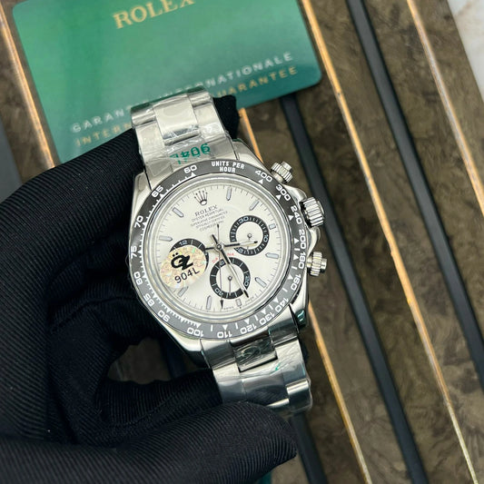 Rolex-Inspired QZ Daytona | Automatic Stainless Steel Watch with Sapphire Glass