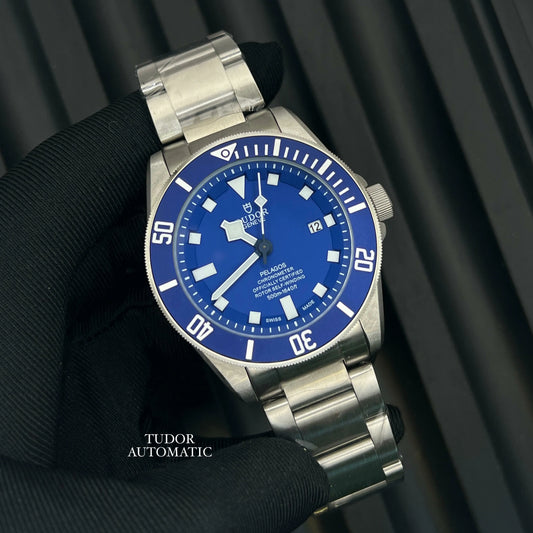 Men's Luxury Automatic Dive Watch – Inspired by Tudor, Stainless Steel Bracelet