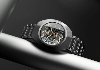 Men’s Luxury Skeleton Watch – Rado Diastar Inspired  Automatic Stainless Steel Design
