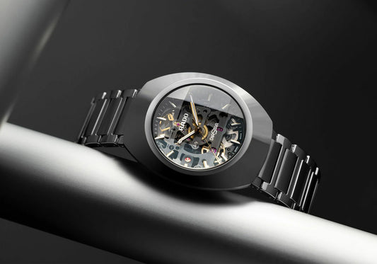 Men’s Luxury Skeleton Watch – Rado Diastar Inspired  Automatic Stainless Steel Design