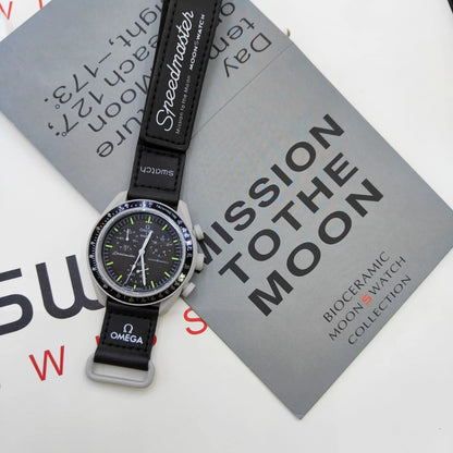 Omega Swatch Mission to Moon Gray