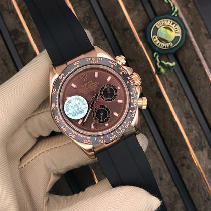 Rolex Daytona Master Copy – Luxury Chronograph Watch | Automatic | Silicone Strap