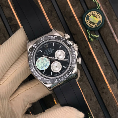 Rolex Daytona Master Copy – Luxury Chronograph Watch | Automatic | Silicone Strap
