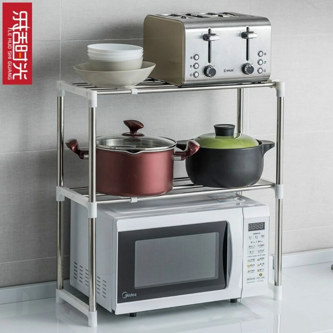 Smart Kitchen Rack – Ideal for Microwave, Appliances & Cookware