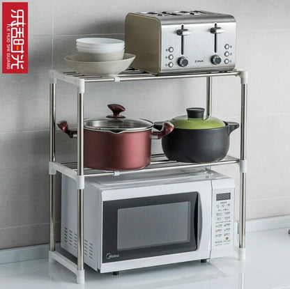 Smart Kitchen Rack – Ideal for Microwave, Appliances & Cookware